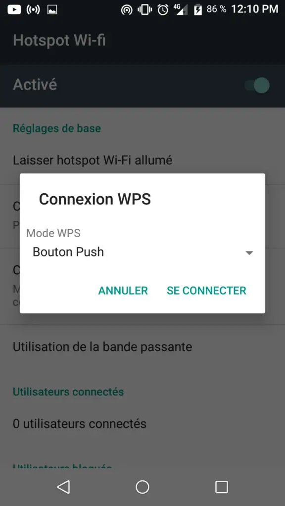 Partager sa connexion internet par Wi-Fi
