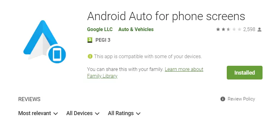l'application android auto pour mobile android 10