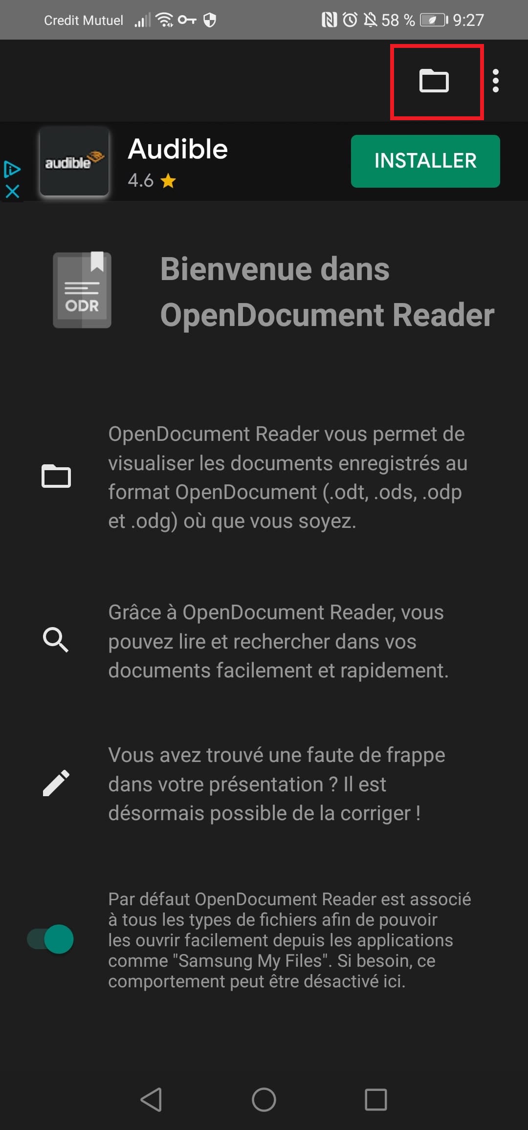 comment lire un fichier doc sur android