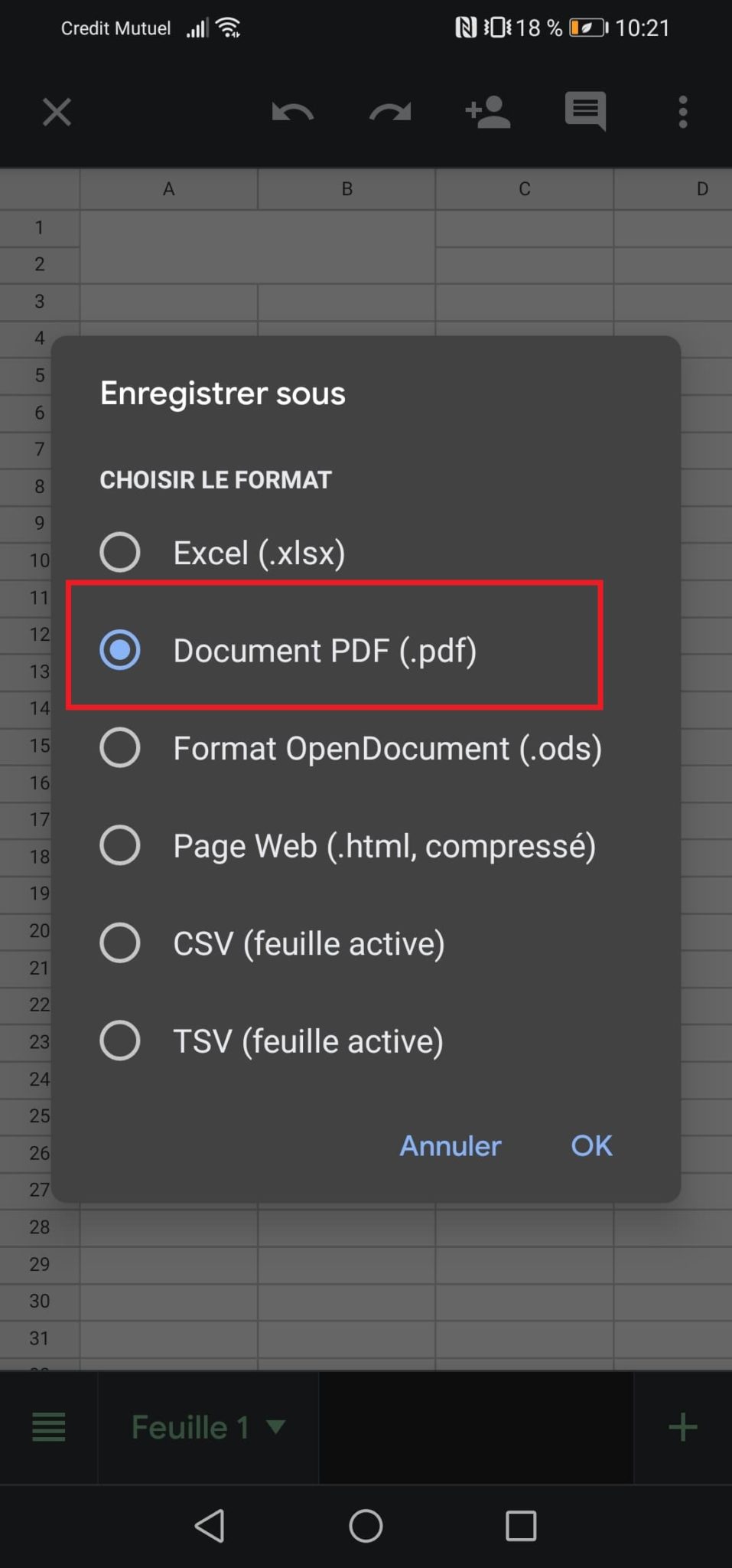 Comment Convertir Un Fichier Excel En Pdf Sur Android Androidphone